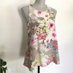 CYNTHIA ROWLEY 100% SILK TOP